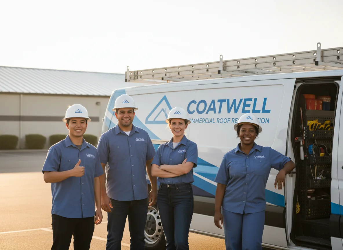Commercial roof coating company in Quinn, SD